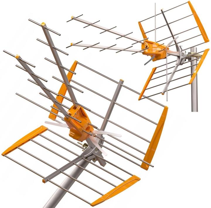 Actual product image Televes TV antenna V+ MIX DVB-T2 U/V REF.149011 with amplifier (Parabolic antenna, 35 dB, DVB-T / -T2)