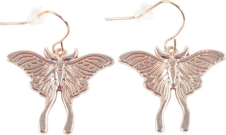 Actual product image Something Different Luna Moth Earrings (100% synthetic material)
