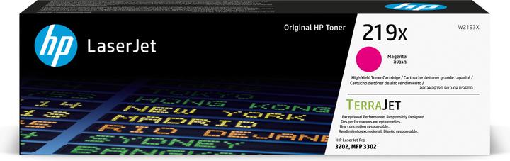 Produktbild HP 219X Magenta Original LaserJet-Tonerkartusche mit hoher Reichweite, 2500 Seiten, Magenta, 1 Stück (M)