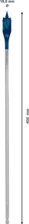 Immagine prodotto Bosch Professional Zubehör Expert SelfCut Speed fresa piatta, 19 x 400 mm (19 mm)