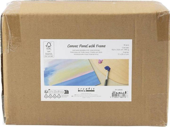 Creativ Company Canvas panel with frame