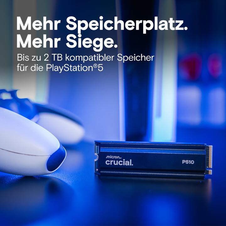 Produktbild Crucial P510 (1000 GB, M.2 2280)