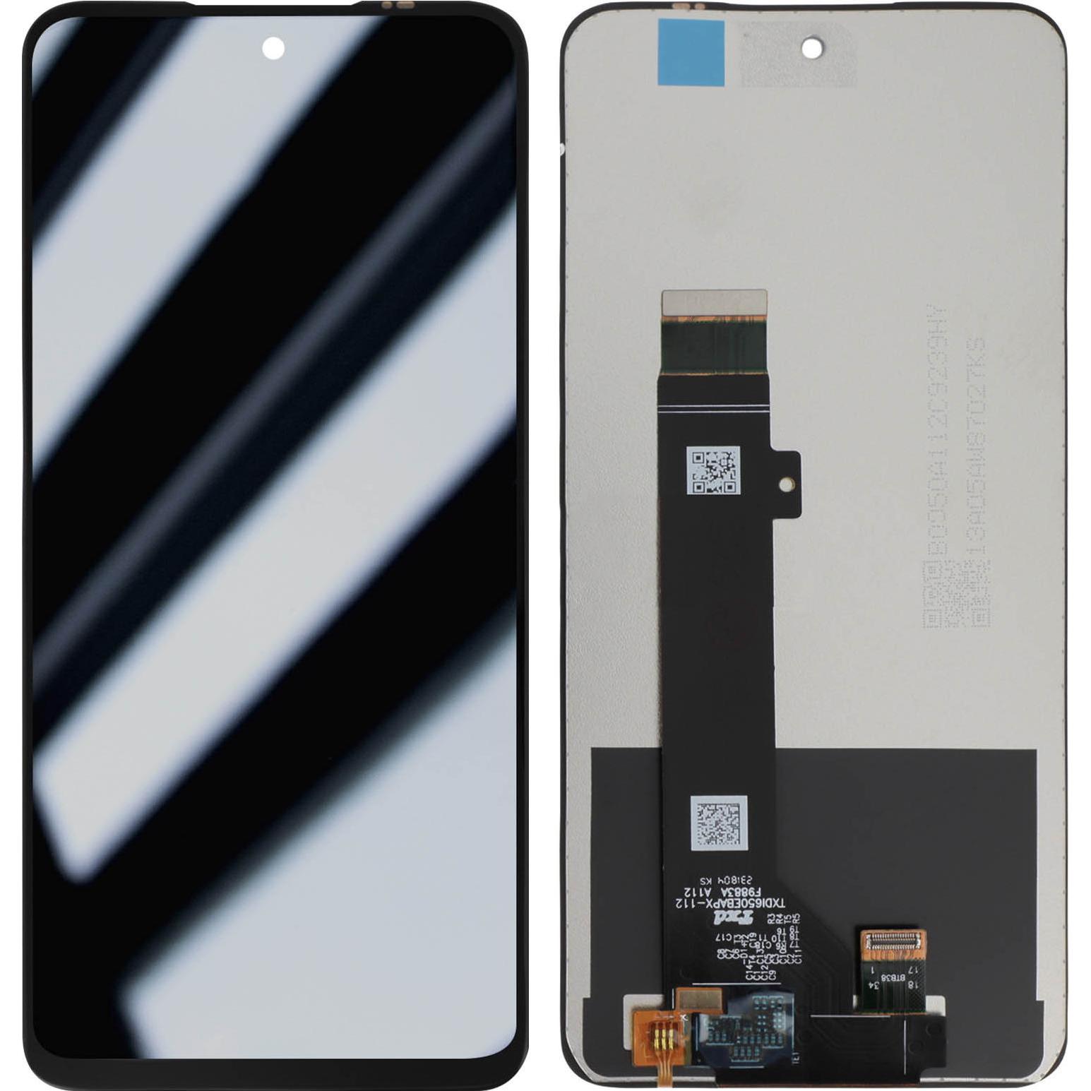 Clappio Ersatzdisplay (Display, Motorola Moto G13), Mobilgerät Ersatzteile, Schwarz
