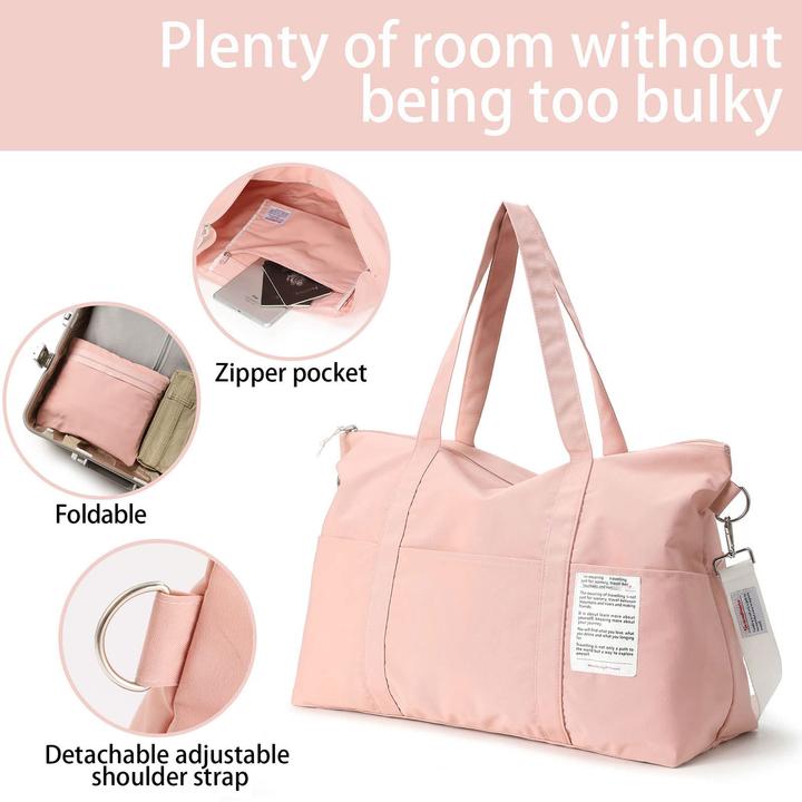 Produktbild Only-Bags.Store Travel Duffel Bags, wasserdichte Sporttasche Übernachtungstasche Handgepäck Tasche (55 l)