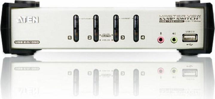 Produktbild Aten CS1734B, 4-Port KVM Switch mit 2 Port USB Hub