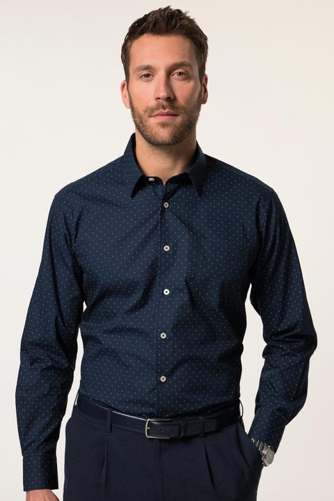 Actual product image JP1880 JP 1880 Hemd, Business, Langarm, bügelfrei, Minimalmuster, Kentkragen, Comfort Fit, bis 8XL (XXL)