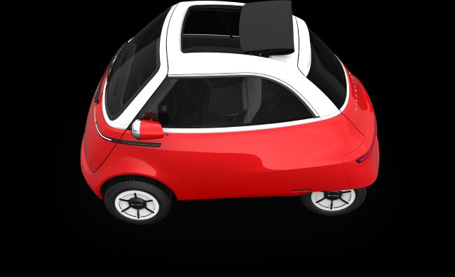 Actual product image Microlino Mid Range Milano Red (Electric, 17 hp)