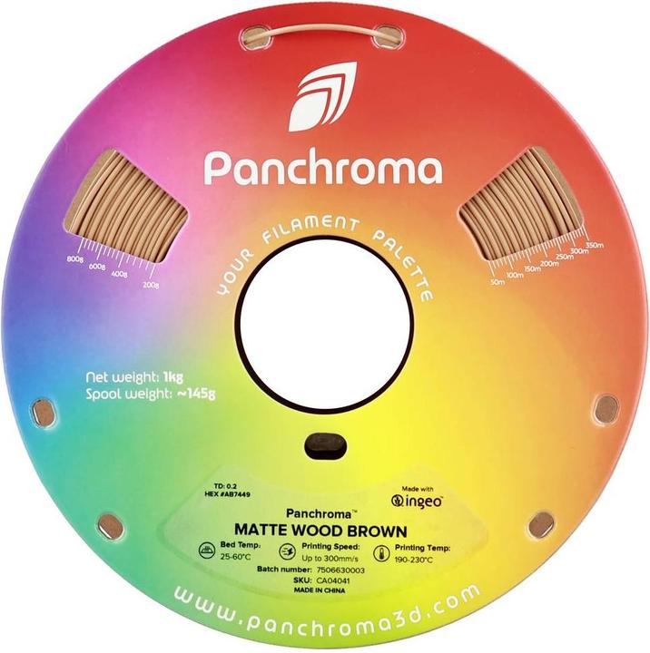 Produktbild Polymaker Panchroma™ PLA Matte (PLA, 1.75 mm, 1000 g, Braun)