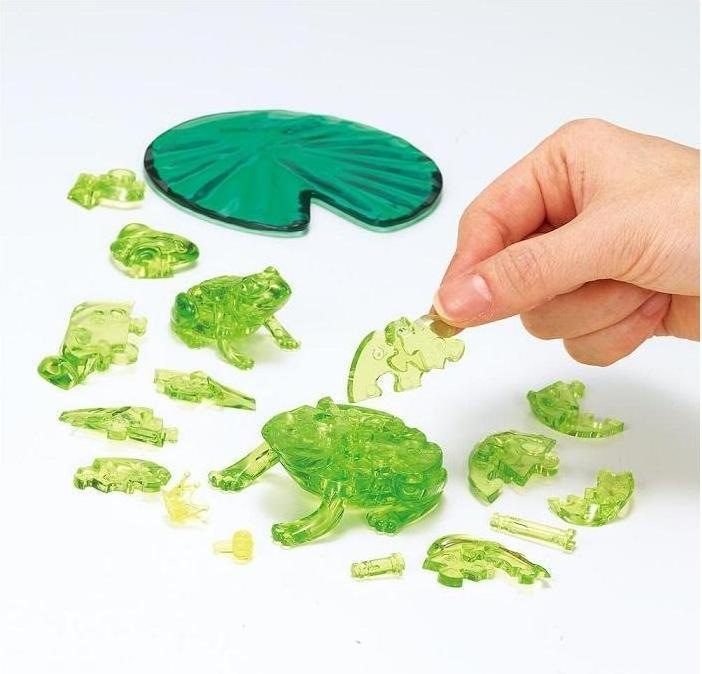 Actual product image HCM Kinzel Pz. 3D Crystal frog pair 43 parts (43 pieces)