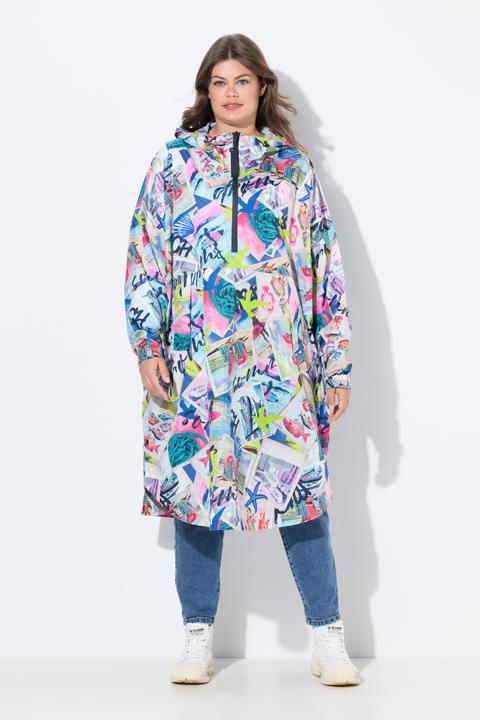 Produktbild Laurasøn Funktions-Regencape, Unisex, Print, Kapuze (One Size)