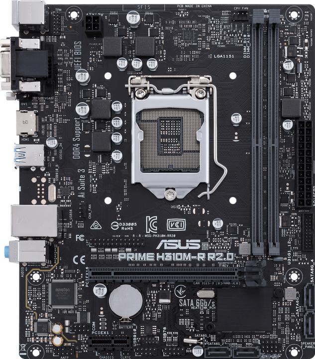 Produktbild ASUS Prime H310M-R R2.0 (LGA 1151, Intel H310, mATX)