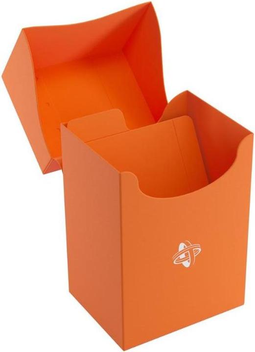 Actual product image Gamegenic GGS25027 - Deck Holder 80+ Orange Card Box
