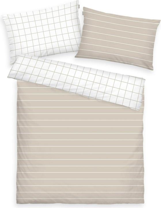 Tom Tailor Carreaux/rayures (Parure de lit, 160 x 210 cm + 65 x 100 cm)