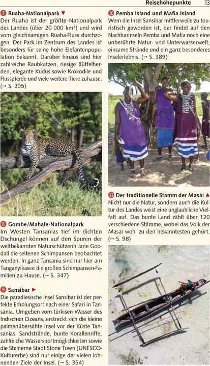 Immagine prodotto Reiseführer Tansania und Sansibar (Tedesco, Francisca Chengula)