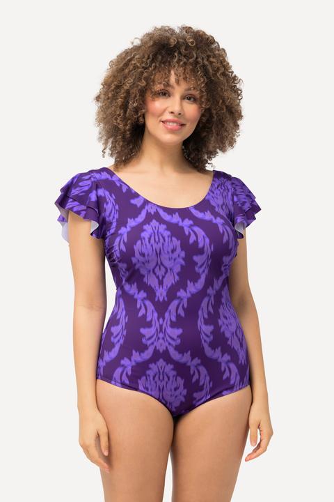 Produktbild Ulla Popken Badeanzug, Ornamente, Volant-Schultern, Softcups (50)