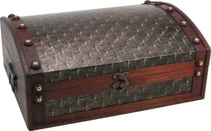 Safe Medium treasure chest, piratesque motif.36560