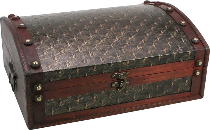 Actual product image Safe Medium treasure chest, piratesque motif.36560