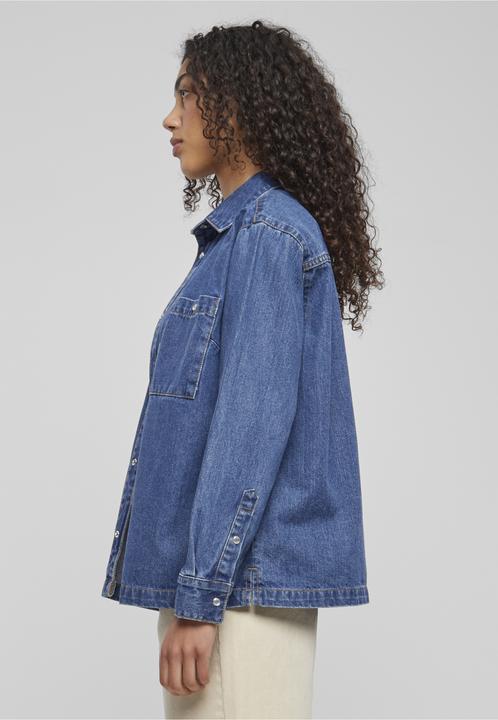 Actual product image Urban Classics Ladies Oversized Denim Shirt (XXL)