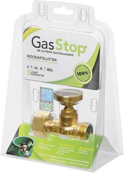 Image du produit ProPlus Robinet d'arrêt d'urgence GasStop pour bouteilles de propane NL