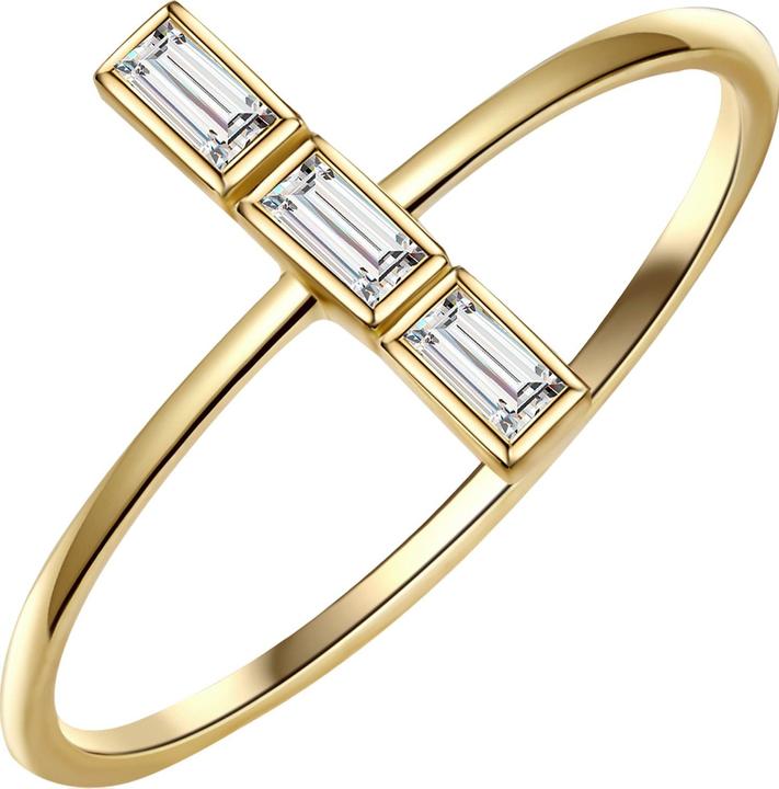 Produktbild Glanzstücke München Damen Sterling Silber Zirkonia gelbgold - 23588 (60, 925 Silber)