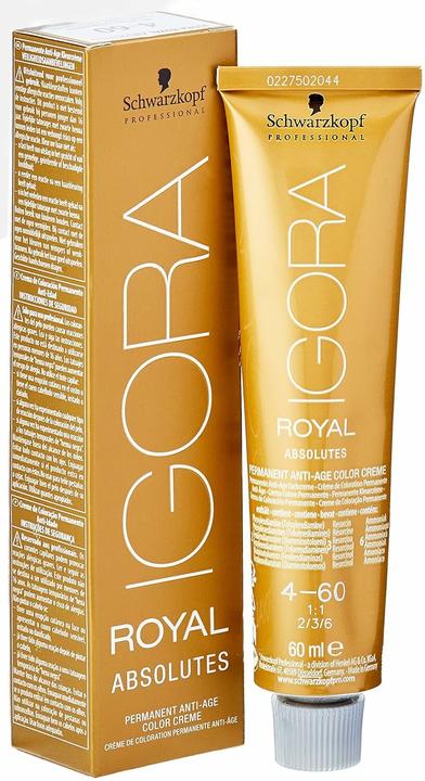 Image du produit Schwarzkopf Professional Igora Royal - 4-60 brun moyen chocolat naturel (Marron)