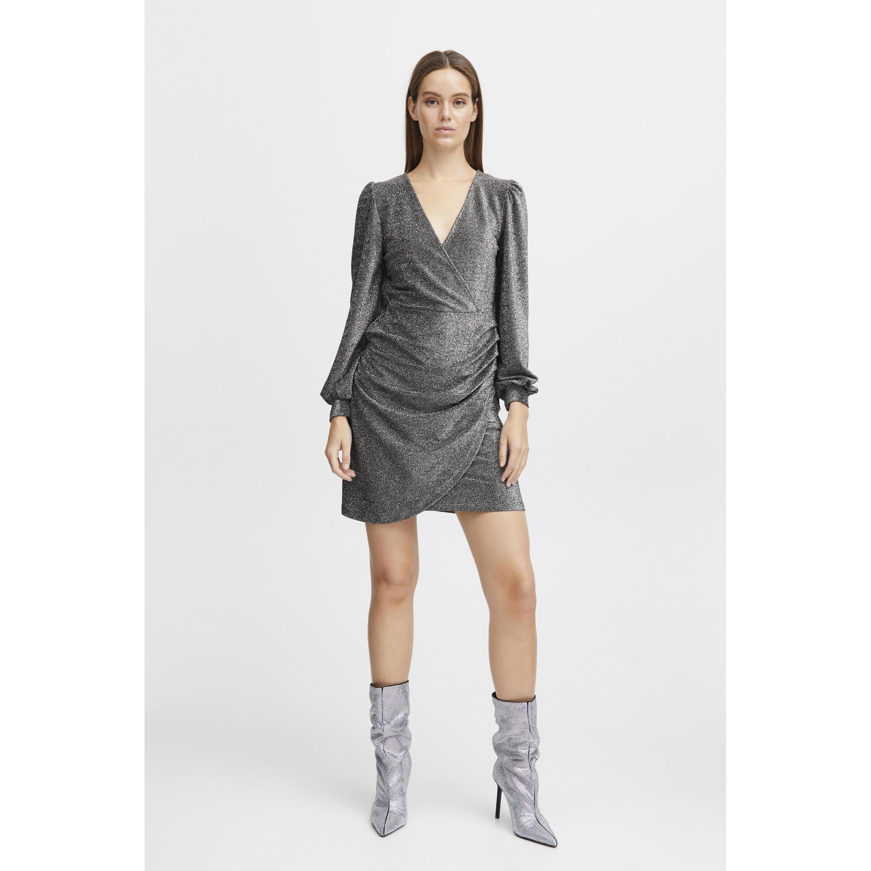Thumbnail - B.young, Damen, Kleider, kleid acha, Silber, (XS)