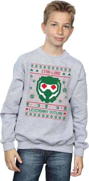 Produktbild Guardians Of The Galaxy Vol. 2 Star Lord Fair Isle Sweatshirt Jungen (140, 146)