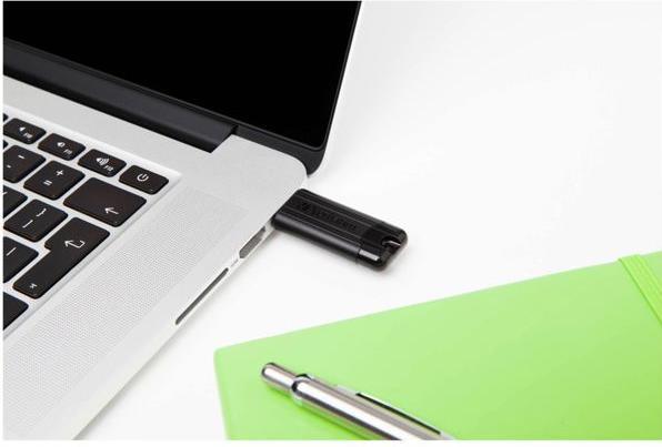 Image du produit Verbatim Clé USB PinStripe (64 Go, USB-A)