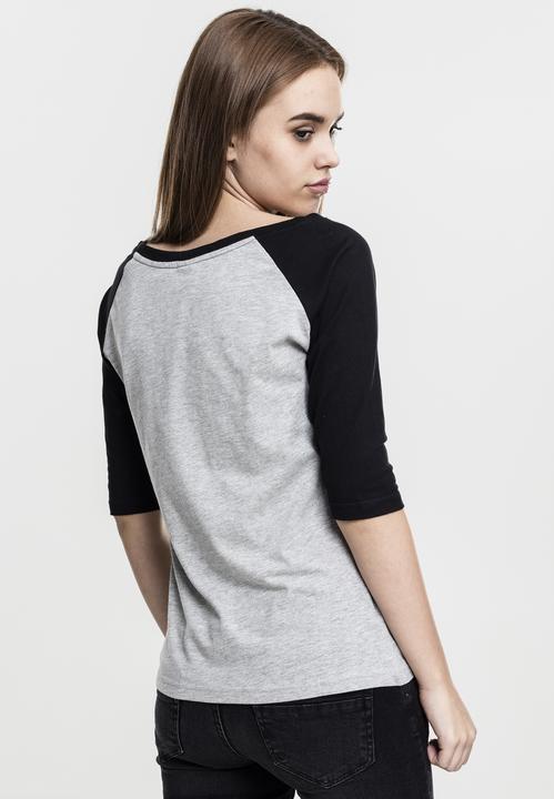 Image du produit Urban Classics Ladies 3/4 Contrast Raglan Tee (XS)
