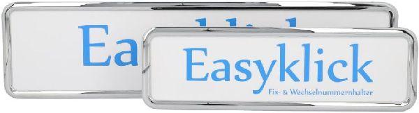 Image du produit Easyklick Titulaire d'une plaque d'immatriculation (Avant + arrière, Format long)