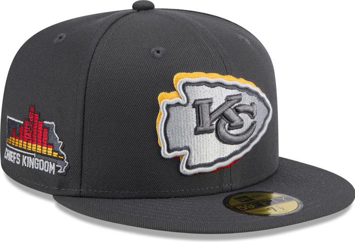 Produktbild New Era 59Fifty Cap - 2024 DRAFT Kansas City Chiefs - 6 7/8 (6 7/8)