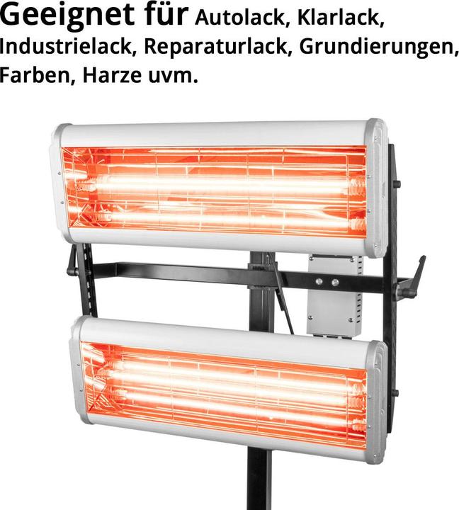 Produktbild Stahlwerk Infrarot Lacktrockner IL-2400 ST mit 2.400 Watt und Stativ