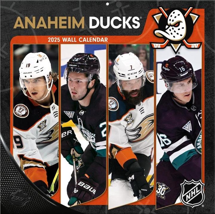 Productafbeelding NHL - Anaheim Ducks - 30,5 x 30,5 cm teamkalender 2025 (30,5 x 30,5 cm)