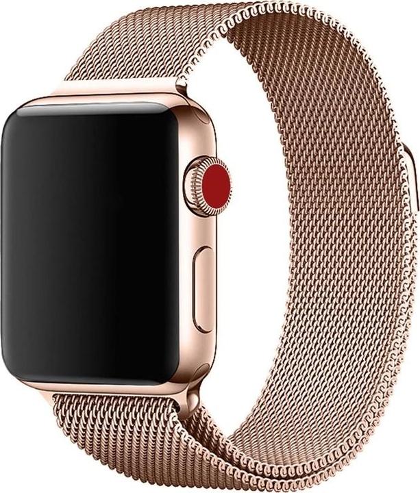Actual product image Wave terăspunottu ranneke, Apple Watch / /, ruusukulta (Stainless steel)