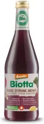 Immagine prodotto Biotta Rande Limone Zenzero Demeter, 6 x 5 dl (6 x 50 cl)