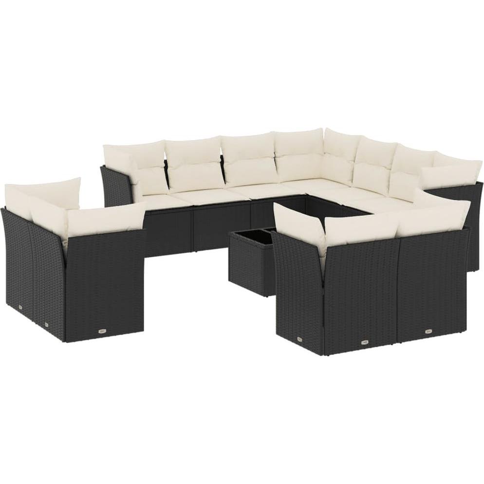 VidaXL, Gartenlounge, 10-tlg. Garten-Lounge-Set mit Kissen