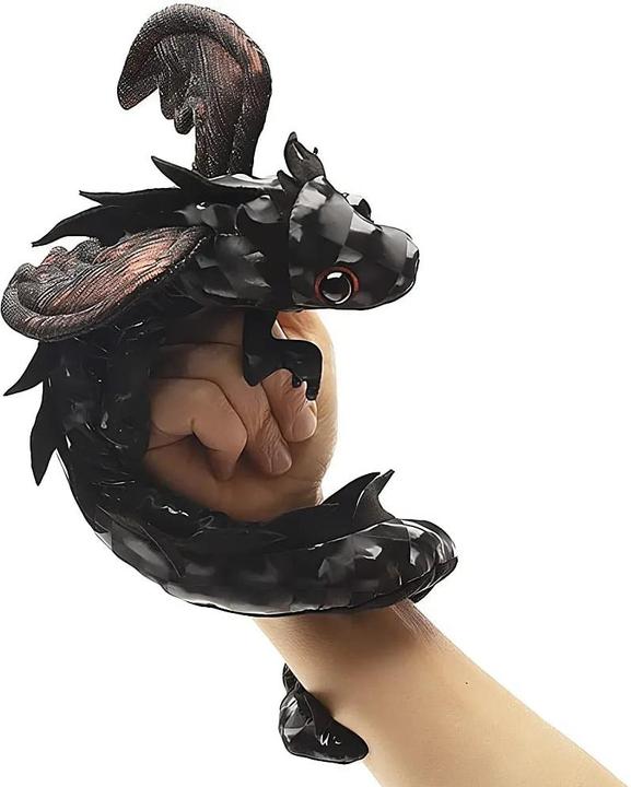 Actual product image Folkmanis Hand puppet dragon bracelet Peppe
