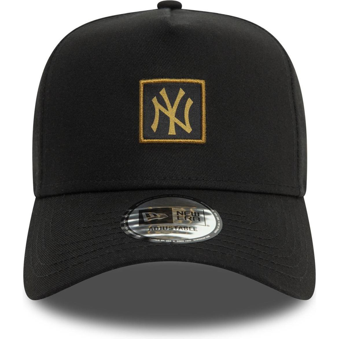 Thumbnail - New Era, Herren, Cap, E-Frame Snapback Cap - Plate New York Yankees, Schwarz, (One Size)