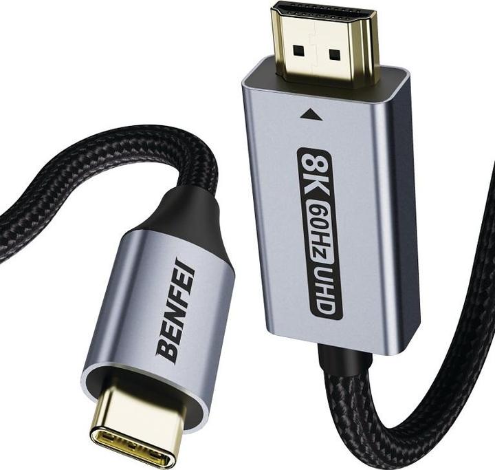 Immagine prodotto Benfei USB-C to HDMI 2.1 8K Cable - 1.8m (1.80 m, HDMI)