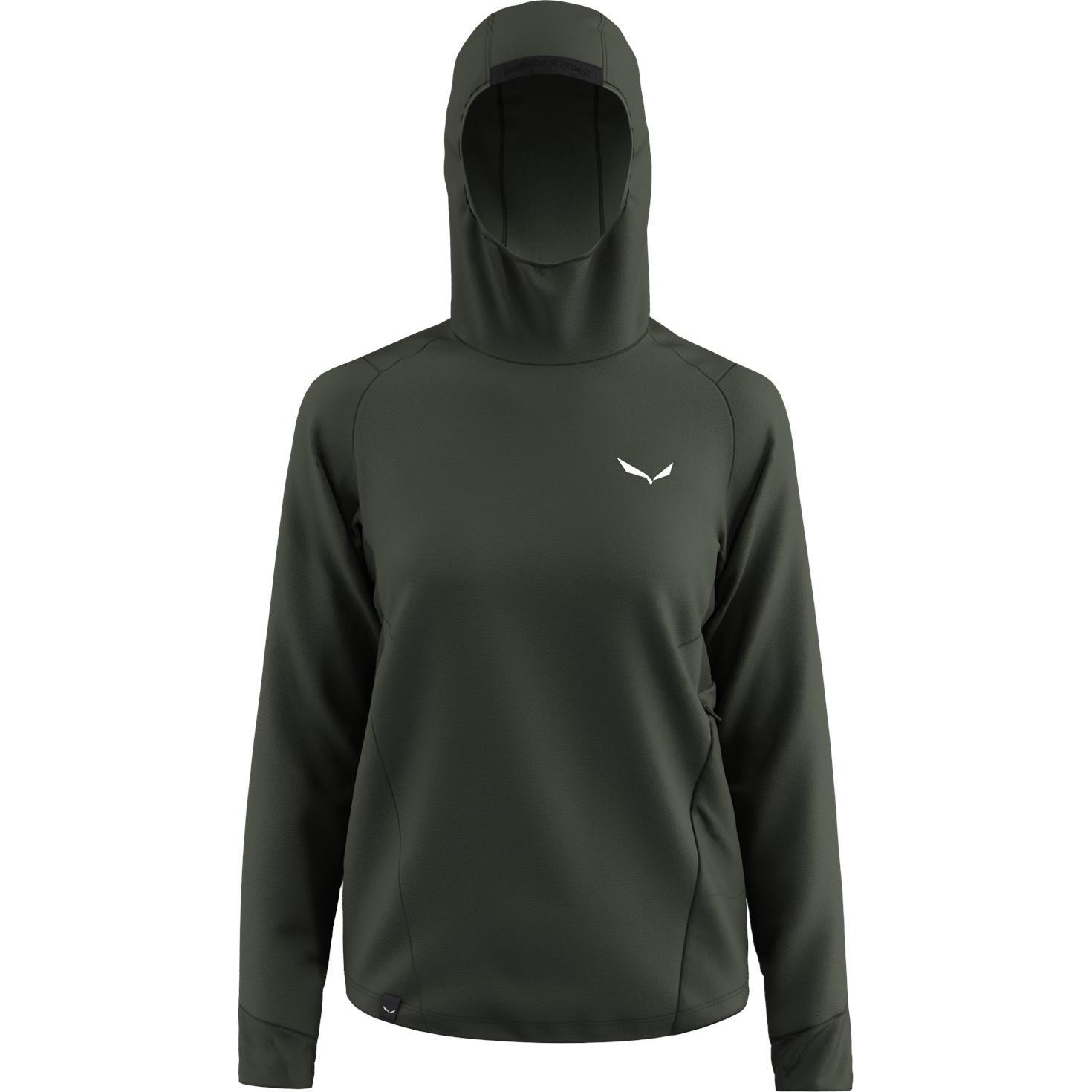 Thumbnail - Salewa, Damen, Pullover, Puez Merino Durastretch Kapuzenpulli Da, Grün, (40, 46)