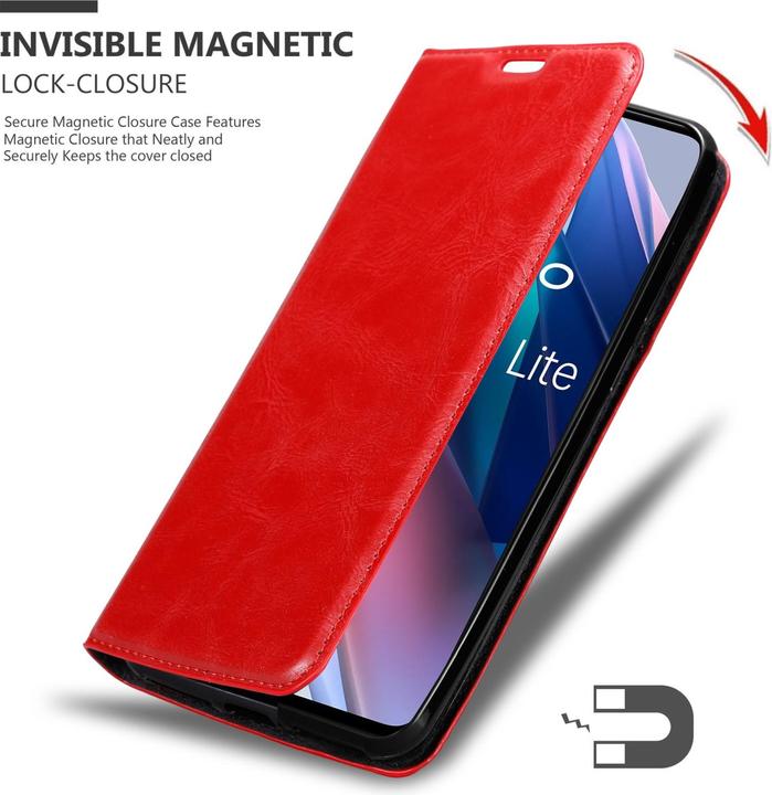 Productafbeelding Cadorabo Boek Invis. Magnetisch deksel (Oppo Find X3 Lite)