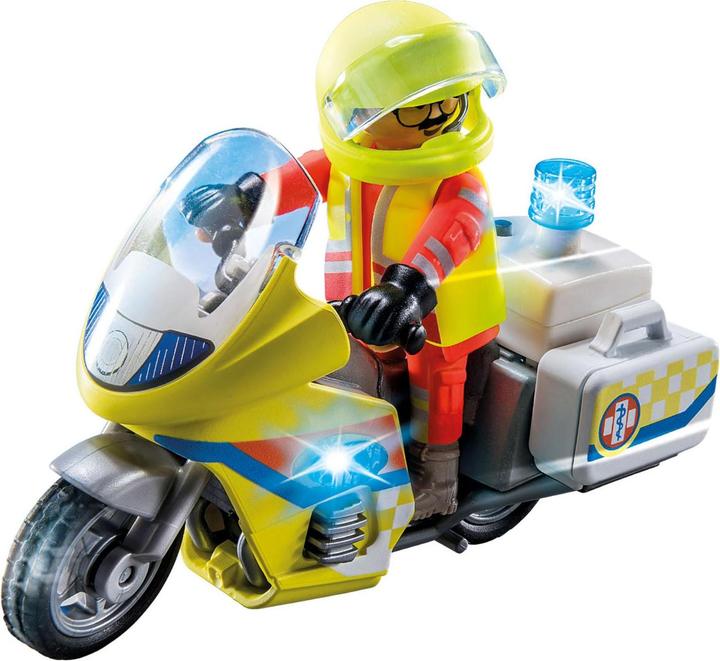 Actual product image Playmobil 71205 Emergency doctor motorbike with flashing light (71205, Playmobil City Life)
