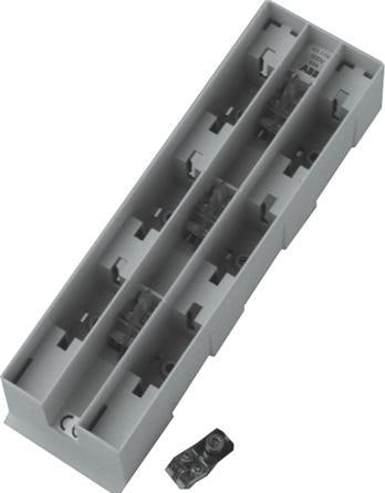 Produktbild ABB Sicherungseinsatz doppelt DIN 002 nach Kennzeichnung A: max 63Leitungsquerschnitt: 6-25 mm²Einba