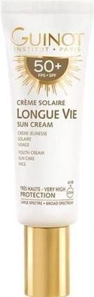 Image du produit Guinot Longue Vie Sunscreen SPF 50+ 50ml Anti-Aging (Crème solaire visage, SPF 50+, 50 ml)