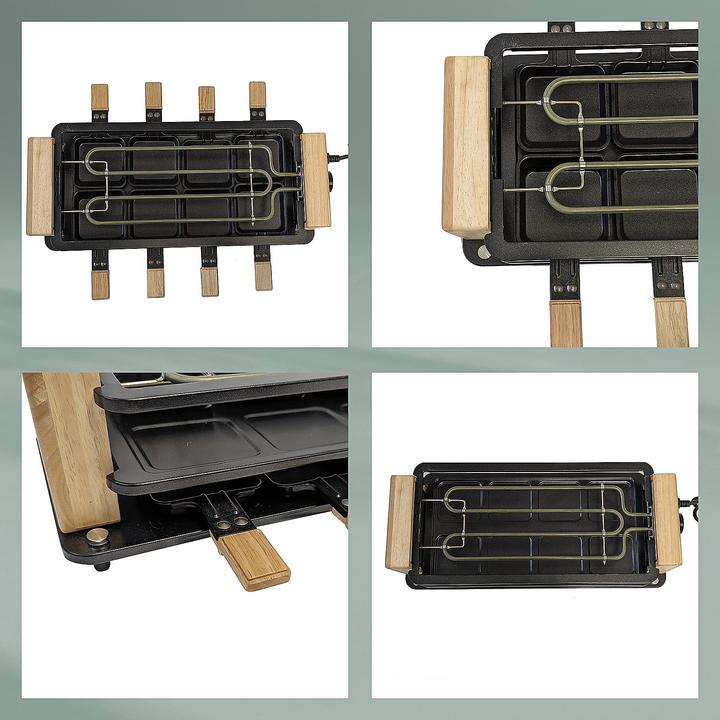 Produktbild Kela Raclette Hot BEDRETTO für 8 Personen Granit / Holz