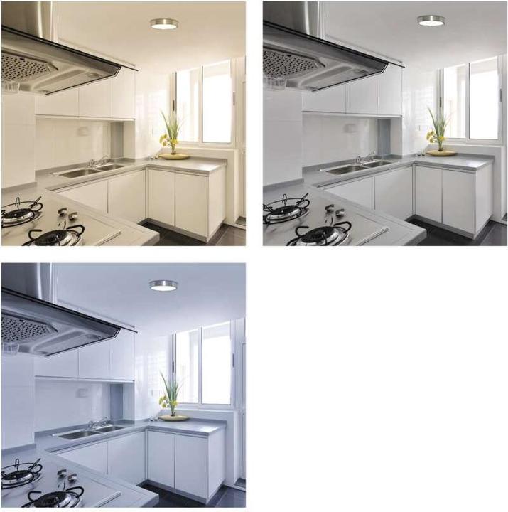 Produktbild Emos LED-Anbauleuchte NEXXO, rund, silber, 21W, mit Change CCT (1900 lm)