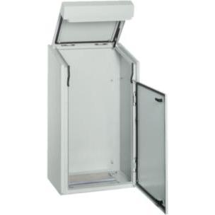 Schneider Electric NSYSD8 Standpult 800 x 1000 466 Stahl Grau 1 St., Serverschrank Zubehör, Grau