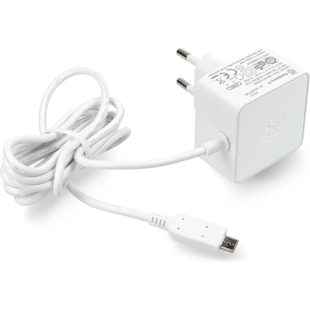 Raspberry Pi Netzteil, Entwicklungsboard Zubehör, Weiss