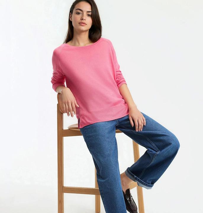Image du produit La Redoute Collections Pullover mit Rundhalsausschnitt aus Feinstrick (L)