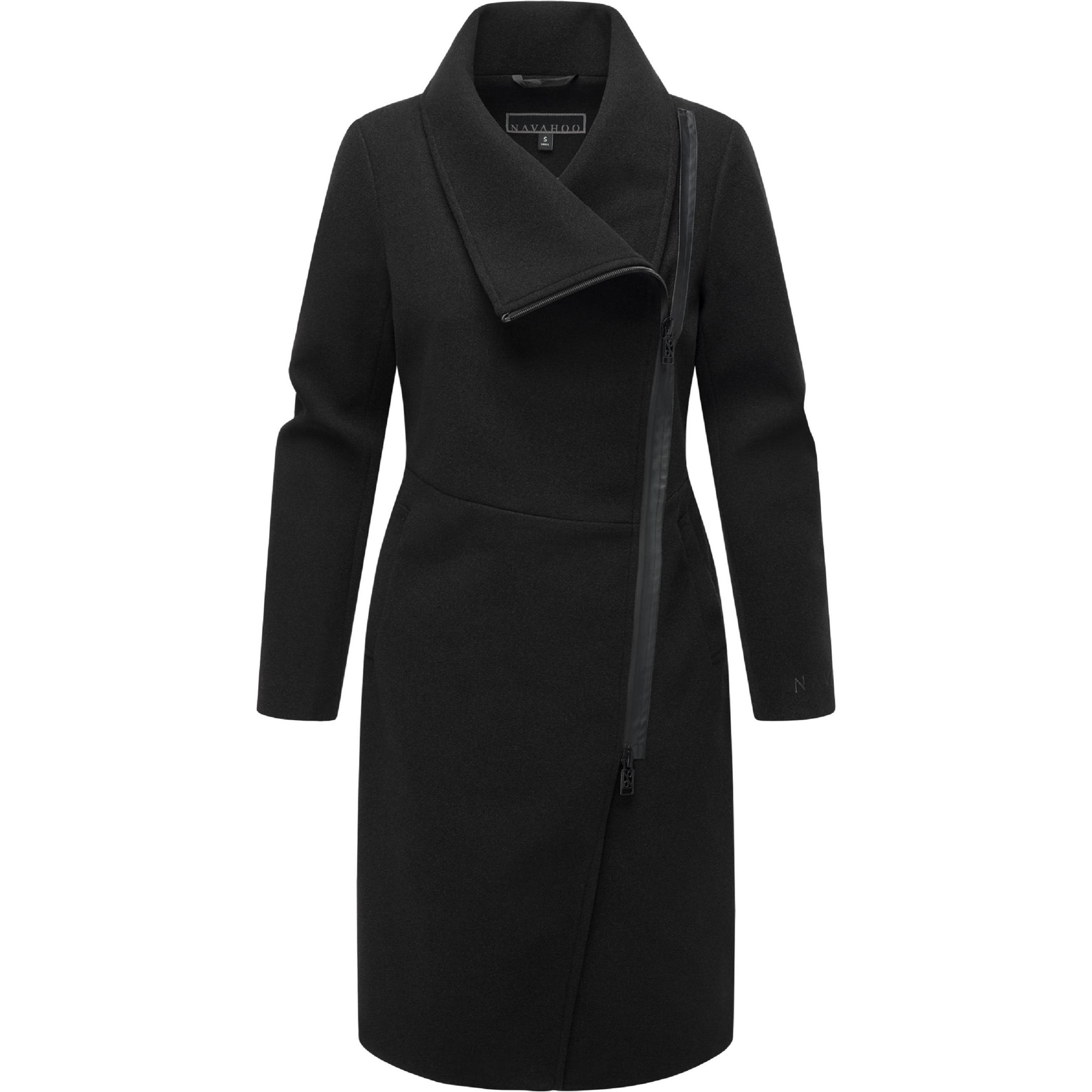 Navahoo, Damen, Jacke, Samtrose 14 (XS), Schwarz, XS